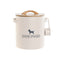 Jerrycan voor dierenvoer Home ESPRIT Beige Natuurlijk Metaal Bamboe 8 L 25 X 21,7 X 26 cm