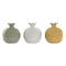 Decoratieve figuren Home ESPRIT Wit Groen Mosterd Modern 13,5 x 13,5 x 15 cm (3 Stuks)