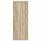 Boekenkast 34x31x80 cm bewerkt hout sonoma eikenkleurig