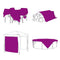 Doorzichtig zeildoek met zeilringen 5x12 m PVC