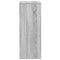 Boekenkast 66x31x80 cm bewerkt hout grijs sonoma eikenkleurig
