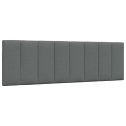 Hoofdbordkussen 160 cm stof donkergrijs
