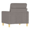 Fauteuil 60 cm stof taupe