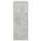 Boekenkast 66x31x80 cm bewerkt hout betongrijs
