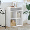 Boekenkast 66x31x80 cm bewerkt hout wit