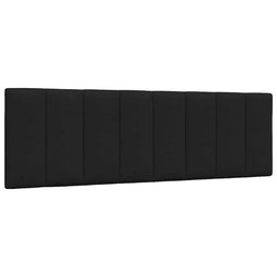 Hoofdbordkussen 160 cm stof zwart