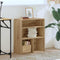 Boekenkast 60x30x71,5 cm bewerkt hout artisanaal eikenkleur