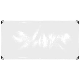 Doorzichtig zeildoek met zeilringen 1x2 m PVC