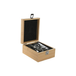 Whiskyset Home ESPRIT Natuurlijk Bamboe Kristal