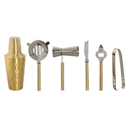 Cocktail Set Home ESPRIT Gouden Roestvrij staal 22 x 22 x 21 cm
