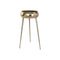 Grondlegger Home ESPRIT Gouden Aluminium Modern 35,5 X 35,5 X 77 cm