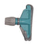 Strengenmop houder kunststof blauw grijs voor steel met gaten