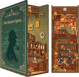 Tone-cheer Book Nook Violin Detective Agency Modelbouw Knutselen