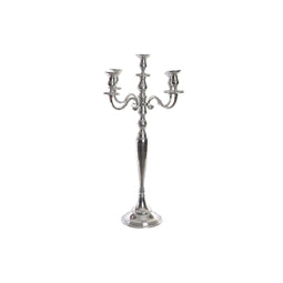 Kroonkandelaar Home ESPRIT Zilverkleurig Aluminium Verchroomd 42 x 42 x 70 cm