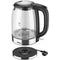 Waterkoker Amica KD 2050G Zwart Transparant Glas Plastic 2200 W 1,7 L