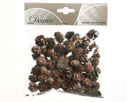 Decoris - Dennenappel ntrl l3b12h18 cm ntrl kerst
