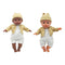 Mother Love Babypop 41 cm Donker/Blank Assorti