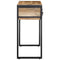 Wandtafel 100x35x75 cm massief ruw mangohout
