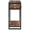 Wandtafel 100x35x75 cm massief gerecycled hout meerkleurig