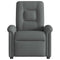 Fauteuil verstelbaar stof donkergrijs