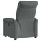 Fauteuil verstelbaar stof donkergrijs