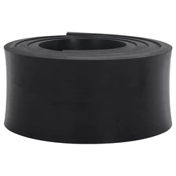 Rubberen rand voor sneeuwploeg 250x15x2 cm zwart