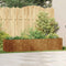 Plantenbak roestig 200x40x40 cm weervast staal