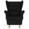 Schommelstoel 74x90x102 cm stof zwart