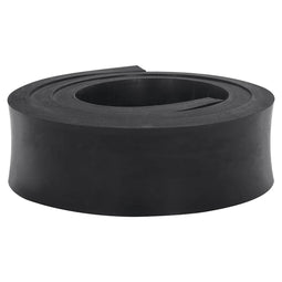 Rubberen rand voor sneeuwploeg 180x10x2 cm zwart
