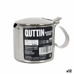 Suikerpot Quttin Quttin 325 ml 8,5 x 12,5 cm Metaal 11 x 7,7 x 8 cm (12 Stuks)