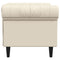 Fauteuil Chesterfield-stijl linnen