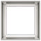 Plantenbak 40x40x40 cm roestvrij staal