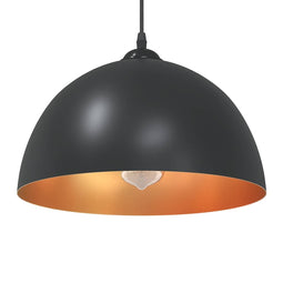 Hanglampen 2 st In hoogte verstelbaar E27 30 cm metaal zwart