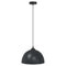 Hanglampen 2 st In hoogte verstelbaar E27 30 cm metaal zwart