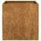 Plantenbak roestig 40x40x40 cm weervast staal