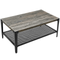 Salontafel Flow - Grijs - 106x60x45 cm