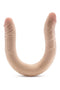 DR. SKIN PLUS 16.5” POSABLE DOUBLE DONG BEIGE