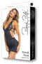 SNEAK PEAK CHEMISE SET BLUE, S/M