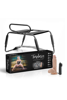 TEMPTASIA SURRENDER SEX CHAIR BLACK