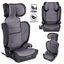 Autostoel met isofix - iSize veilig - 100-150 cm - bekerhouder