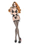 BOMBSHELL BOUDOIR EXPOSED WIRE 3 PC SET BLACK, L