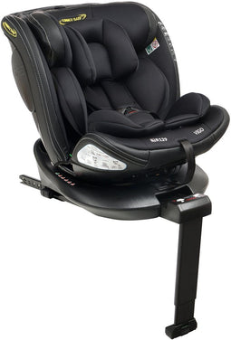 Draaibare autostoel - ISOFIX - stabiliserende poot - R129 i-Size certificering