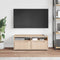 Tv-meubel VISNES 100x40x38 cm bewerkt hout sonoma eikenkleurig