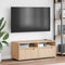 Tv-meubel VISNES 100x40x38 cm bewerkt hout sonoma eikenkleurig