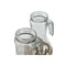 Kruik Home ESPRIT Natuurlijk Kristal Vezel (2 Stuks)