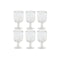 Set van bekers Home ESPRIT Transparant Kristal 300 ml 8 x 8 x 14 cm (6 Stuks)