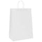 Papieren kraftzakken 50 st met hengsels 32x17x44 cm wit