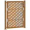 Poort met kruisontwerp 105x130 cm weervast staal