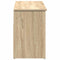 Schoenenbank 102x30,5x45 cm bewerkt hout sonoma eikenkleurig
