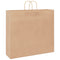 Papieren kraftzakken 50 st met hengsels 54x15x49 cm bruin